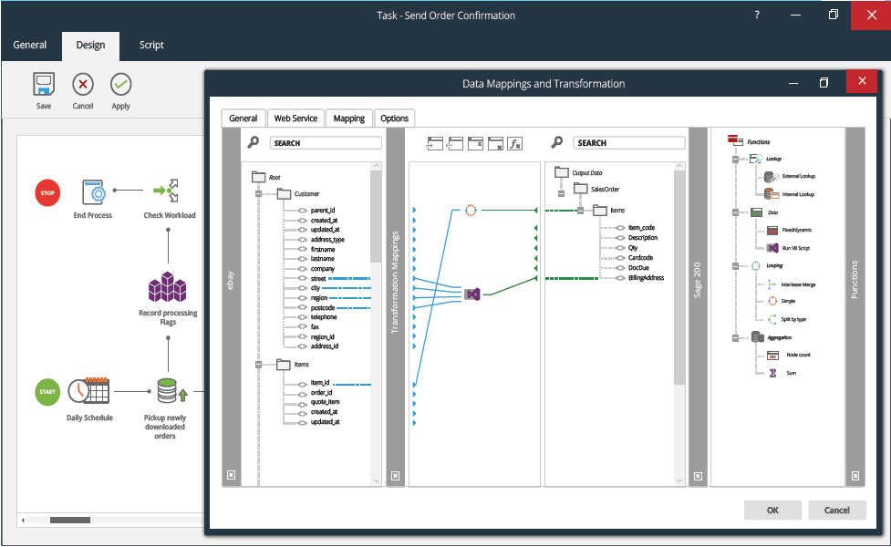 a screenshot of a workflow diagram