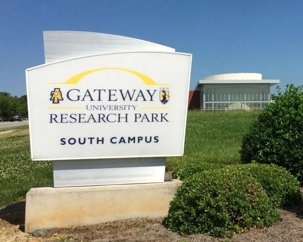 Sap Business One Greensboro North Carolina 7 the sign for gateway university research park in south campus