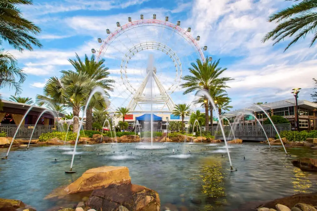 Sap Business One Orlando Florida 4 a large ferris wheel sitting next to a lake