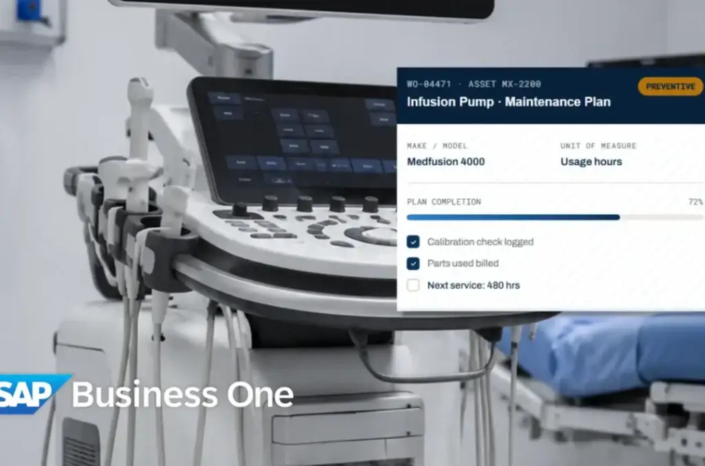 sap business one field service management for medical device companies